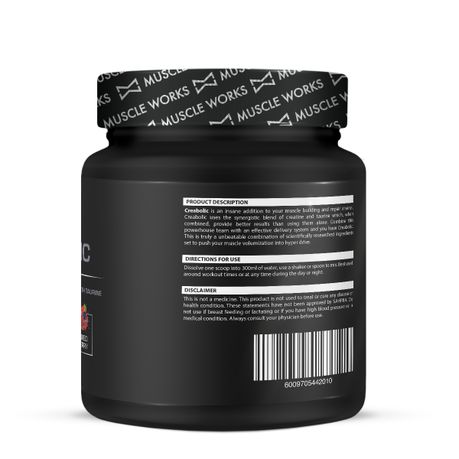 Muscle Works Creabolic 640g β Advanced Creatine Blend (Mixed Berry)