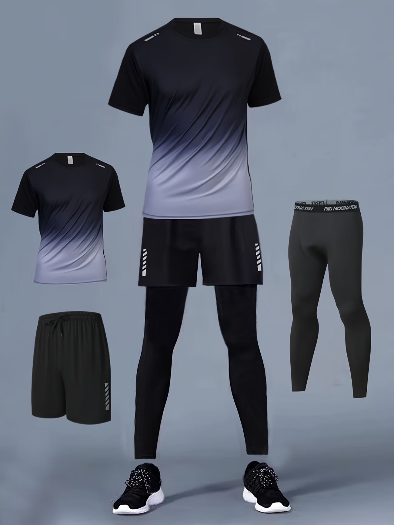 Men's AlphaFit Gradient 3-Piece Tracksuit Set