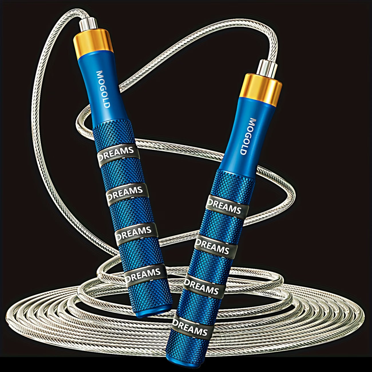 MOGOLD ProSpeed Adjustable Jump Rope