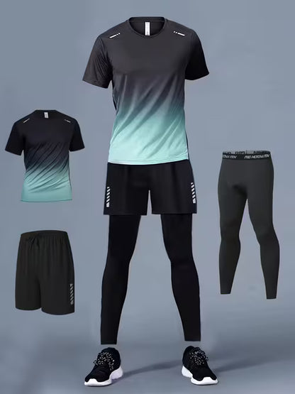 Men's AlphaFit Gradient 3-Piece Tracksuit Set