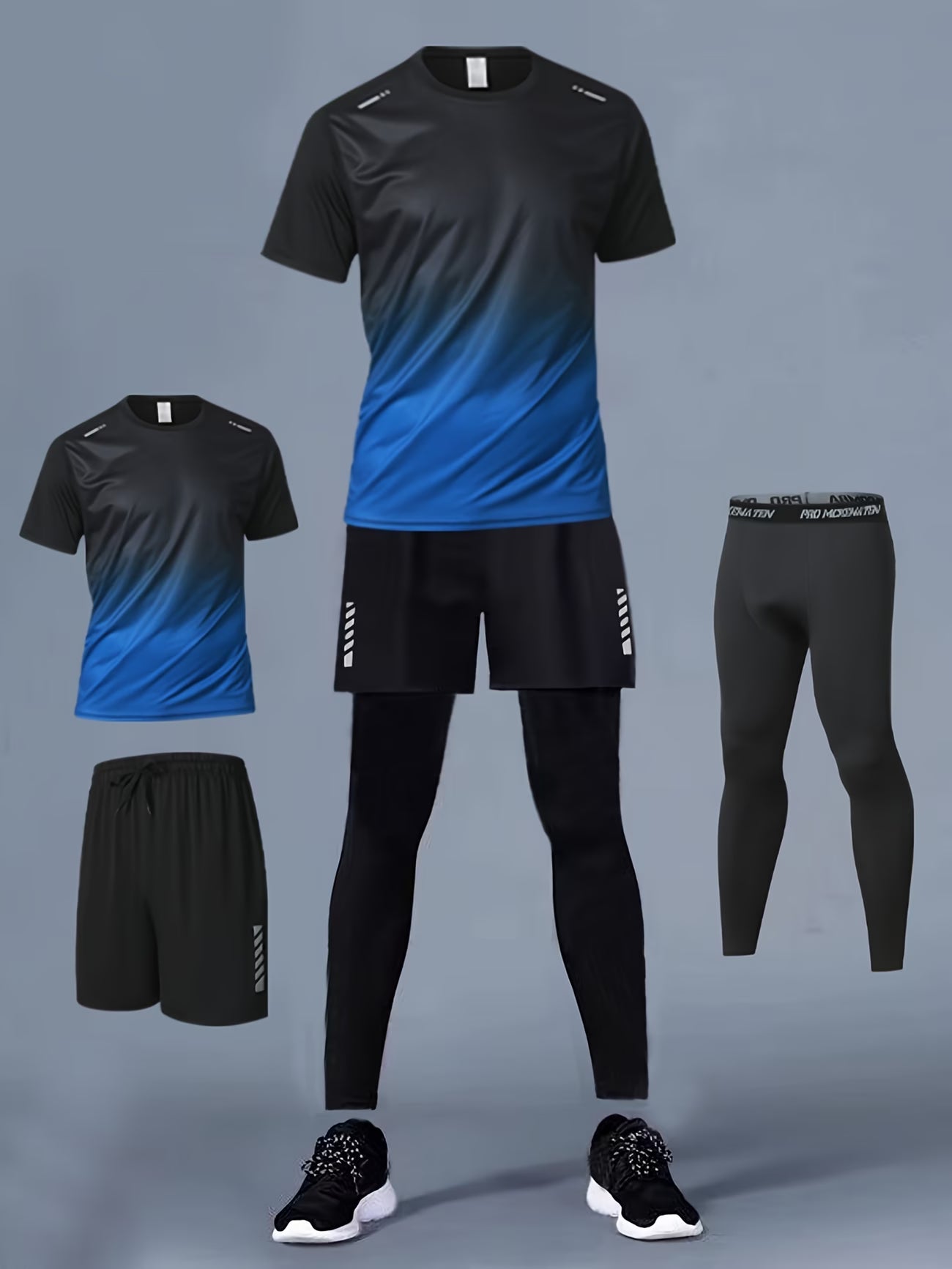 Men's AlphaFit Gradient 3-Piece Tracksuit Set