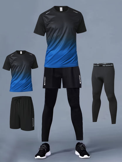 Men's AlphaFit Gradient 3-Piece Tracksuit Set