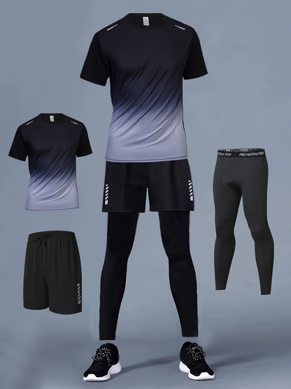 Men's AlphaFit Gradient 3-Piece Tracksuit Set